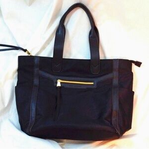 Aimee Kestenberg Black and Gold Tote